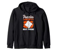 Resolución de Rompecabezas para Jigsaw Puzzler Master Puzzler Ventilador de Rompecabezas Sudadera con Capucha