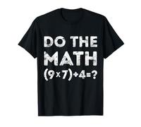 Resolver el Problema Hacer Las matemáticas 67 Funny Teacher 67 Camiseta