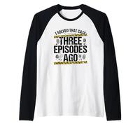 Resolví Ese Caso Hace Tres episodios Crimen Verdadero Camiseta Manga Raglan