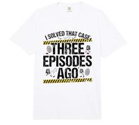 Resolví Ese Caso Hace Tres episodios Crimen Verdadero Comfort Colors Adult Heavyweight T-Shirt