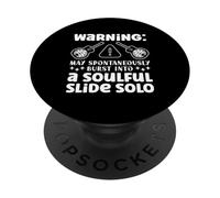 Resonador Dobro Slide Guitarrista Bluegrass Music Lover PopSockets PopGrip Adhesivo