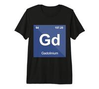 Resonancia magnética del Elemento periódico de gadolinio Camiseta Premium