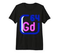 Resonancia magnética del Elemento periódico de gadolinio Camiseta Premium