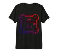 Resonancia magnética del Elemento periódico de gadolinio Camiseta Premium
