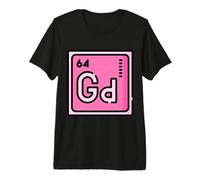 Resonancia magnética del Elemento periódico de gadolinio Camiseta Premium