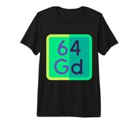 Resonancia magnética del Elemento periódico de gadolinio Camiseta Premium