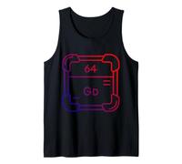 Resonancia magnética del elemento periódico de gadolinio Camiseta sin Mangas