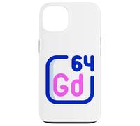 Resonancia magnética del elemento periódico de gadolinio Carcasa para iPhone 13