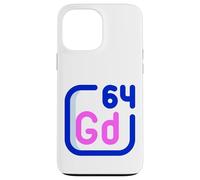 Resonancia magnética del elemento periódico de gadolinio Carcasa para iPhone 13 Pro Max