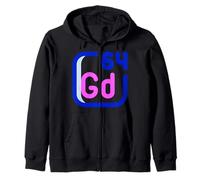 Resonancia magnética del elemento periódico de gadolinio Sudadera con Capucha