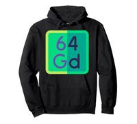 Resonancia magnética del elemento periódico de gadolinio Sudadera con Capucha