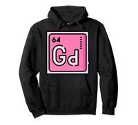 Resonancia magnética del elemento periódico de gadolinio Sudadera con Capucha