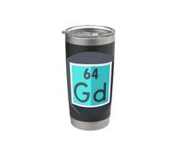 Resonancia magnética del elemento periódico de gadolinio Vaso térmico de acero inoxidable de doble pared