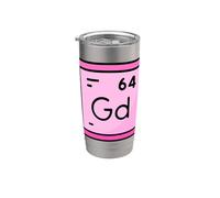 Resonancia magnética del elemento periódico de gadolinio Vaso térmico de acero inoxidable de doble pared