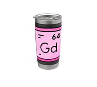 Resonancia magnética del elemento periódico de gadolinio Vaso térmico de acero inoxidable de doble pared
