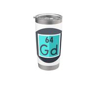 Resonancia magnética del elemento periódico de gadolinio Vaso térmico de acero inoxidable de doble pared
