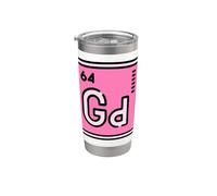 Resonancia magnética del elemento periódico de gadolinio Vaso térmico de acero inoxidable de doble pared