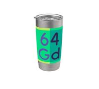Resonancia magnética del elemento periódico de gadolinio Vaso térmico de acero inoxidable de doble pared