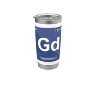 Resonancia magnética del elemento periódico de gadolinio Vaso térmico de acero inoxidable de doble pared