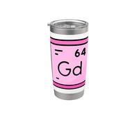 Resonancia magnética del elemento periódico de gadolinio Vaso térmico de acero inoxidable de doble pared