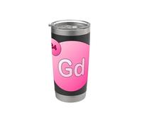 Resonancia magnética del elemento periódico de gadolinio Vaso térmico de acero inoxidable de doble pared