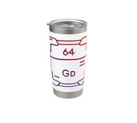 Resonancia magnética del elemento periódico de gadolinio Vaso térmico de acero inoxidable de doble pared