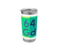 Resonancia magnética del elemento periódico de gadolinio Vaso térmico de acero inoxidable de doble pared