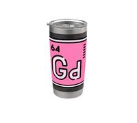 Resonancia magnética del elemento periódico de gadolinio Vaso térmico de acero inoxidable de doble pared