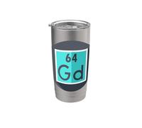 Resonancia magnética del elemento periódico de gadolinio Vaso térmico de acero inoxidable de doble pared