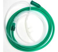 ResOne Paquete de 1 cánula nasal de oxígeno para adultos de alto flujo de 14 pies, puntas curvadas suaves, tubo resistente a los aplastamientos, suministros concentradores de oxígeno, pieza nasal