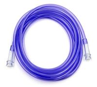 ResOne Tubo de suministro de oxígeno morado de 7 pies, resistente al aplastamiento, conectores estándar