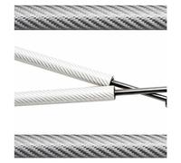 Resorte Aire Maletero Amortiguador Gas para Toyota ISIS 2004-2017 Minivan Portón Trasero Maletero Soporte Elevación Resorte Fibra Carbono(Silver carbonfiber)