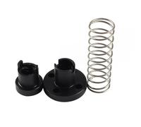 Resorte antirretroceso, Tuerca de tornillo avance con brida plástico T8 TR8x2 TR8x4 TR8x8 Rosca trapezoidal Múltiples tamaños(Pitch 2mm Lead 2mm)