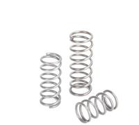 Resorte de acero inoxidable 304 de 10 Uds., resorte de compresión de precisión de absorción de impacto, diámetro de retorno fuerte de 1,2mm(70mm,11mm)