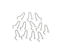 Resorte de bobinadora #0271, 000275 for máquina coser 867 868, 12 Uds