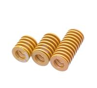 Resorte de compresión amarillo de alta resistencia: diámetro exterior de 8 mm a 50 mm, diámetro interior de 4 mm a 25 mm, longitud de 15 mm a 300 mm. Resortes de matriz rígidos personalizables for car