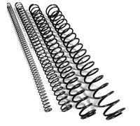 Resorte de compresión de 300 mm, diámetro de alambre de 0,3-1,2 mm, resorte mecánico industrial de grado profesional, resortes personalizables para cargas pesadas (12 mm, 0,5 mm)