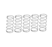 Resorte de compresión de acero inoxidable 316, diámetro de alambre de 0.4 mm, longitud de 25 mm, resorte de presión, 10 piezas