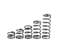 Resorte de compresión de acero inoxidable, 5/10 piezas, diámetro del alambre: 0,7 mm, tipo Y, bobina cilíndrica, rotor, presión de retorno, resorte comprimido de acero 65Mn.(40mm(10pcs),10mm)