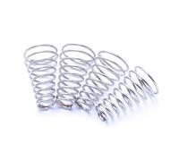 Resorte de compresión de presión cónica pequeña, alambre de 0,3-0,8mm, 10 Uds. Muelles Metálicos (Size : 10pcs 0.8 * 10-18 * 20mm)