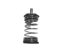 Resorte de compresión Seat del amortiguador de choque a prueba de choques de la bomba de aire con la nuez M6 (Size : 1.6x27x50)
