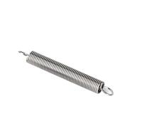Resorte de doble gancho 5pcs diámetro de alambre 0.5 mm resortes tensión gancho, extensión acero inoxidable resorte, for industrial(75MM*3MM)