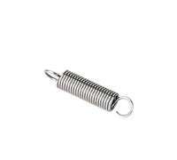 Resorte de doble gancho 5pcs diámetro de alambre 0.5 mm resortes tensión gancho, extensión acero inoxidable resorte, for industrial(20MM*4MM)