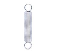 Resorte de doble gancho 5pcs gancho de anillo 304 resortes acero inoxidable diámetro alambre 0.4 mm, resorte bobina extensión, tensión extendida(50MM*4MM)