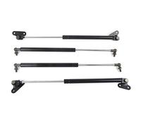Resorte de elevación del capó del maletero, puntales hidráulicos, varilla de soporte, resorte de gas de repuesto para Landcruiser 100 LS470 1998 2007, acero al carbono, negro, 4