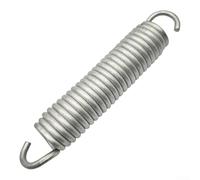 Resorte de extensión 116-0032 Dacromet recubierto de repuesto para cortacésped Toro 74410 74444 Z400 Z-Master reemplaza 103-4480 Instalación sin herramientas, metal resistente a la corrosión, plata, 1