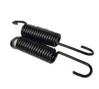 resorte de extensión, Resorte De Retorno Del Soporte Pata Cabra 75-120 Mm for Motocicleta Que Se Adapta A La Tensión Con Gancho (negro, 110 Mm)