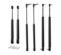 Resorte de gas 2x/6x Capó/Tailgat/elevador Ventana Trasera Brazo Varilla Soporte Resortes Gas Amortiguadores Barra Para Jeep Para Grand Para Cherokee WJ WG 1999-2004 Amortiguadores(Bonnet)