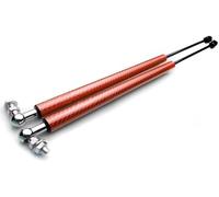 Resorte de gas Barras de soporte cubierta capó coche para Skoda Para Rapid 2013-2020 Varilla hidráulica(Carbon Red)