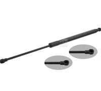 Resorte de gas del maletero ambos lados 31662 FEBI BILSTEIN para AUDI A3